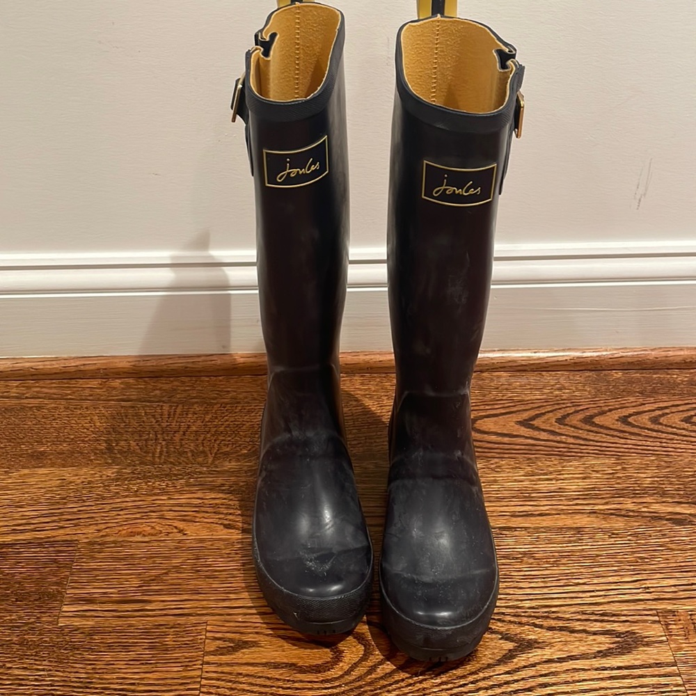 SOLD!! Joules Navy Rain Boot